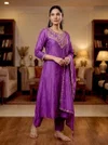 KF 6043 Kalaai Vichitra Silk Embroidery Anarkali Kurtis Set
